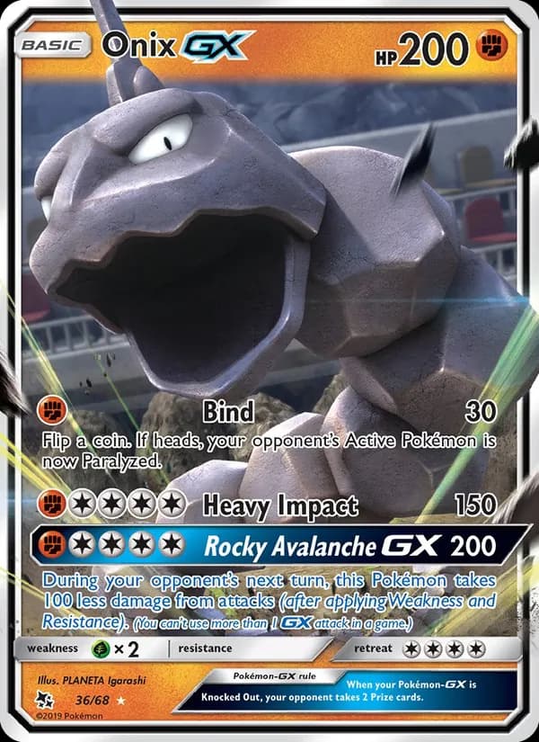 Onix GX – Hidden Fates 36