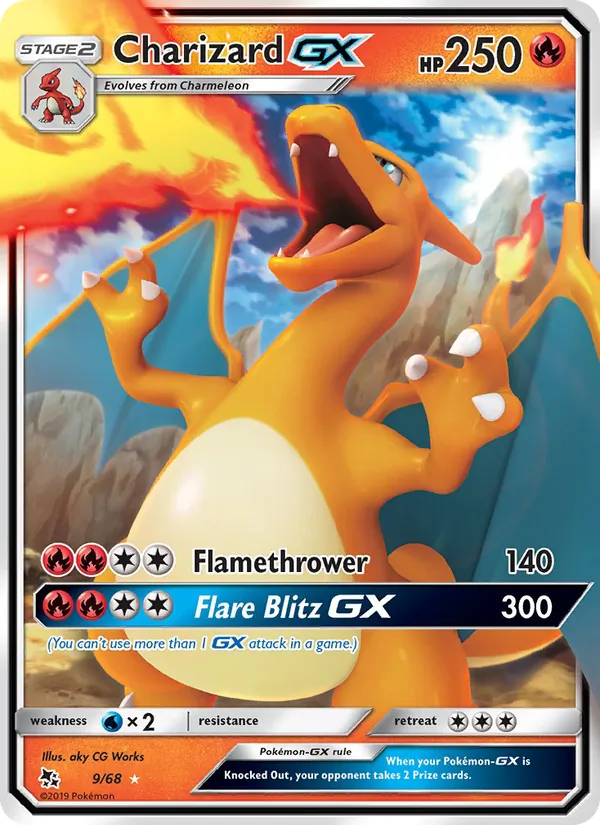 Charizard GX – Hidden Fates 9