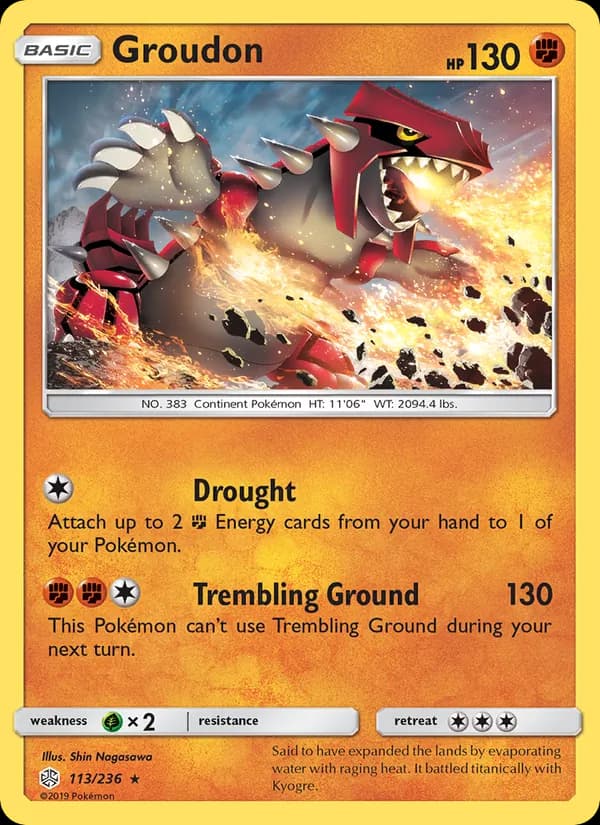 Groudon – Cosmic Eclipse 113