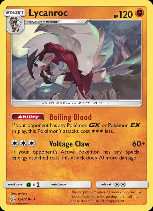 Lycanroc – Cosmic Eclipse 124