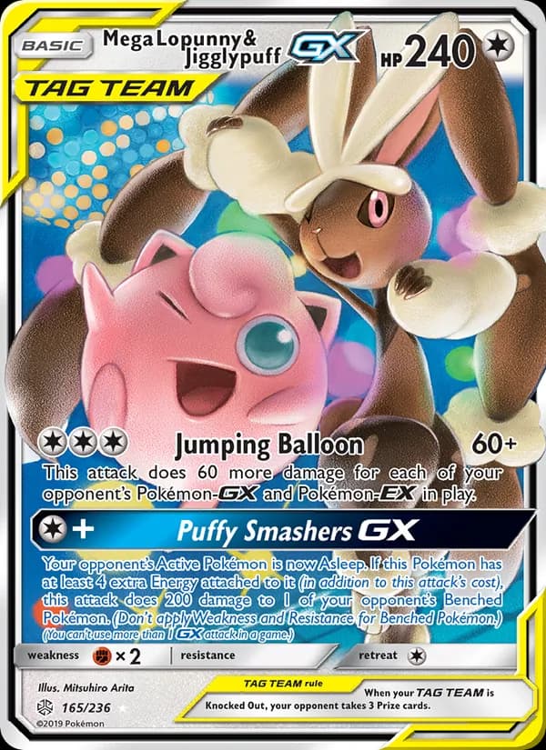 Mega Lopunny & Jigglypuff GX – Cosmic Eclipse 165