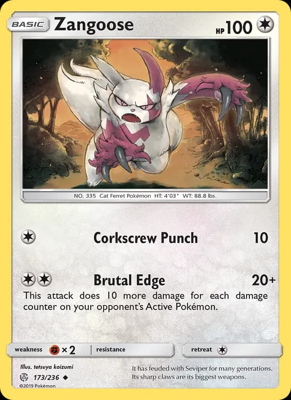 Zangoose – Cosmic Eclipse 173