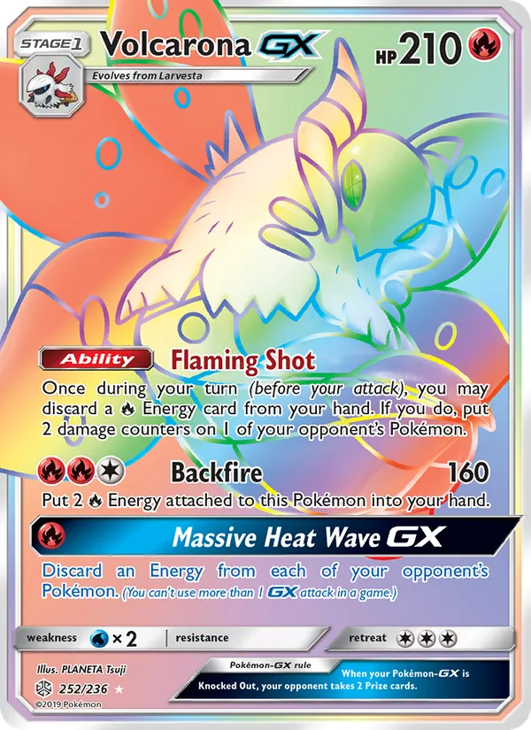 Volcarona GX – Cosmic Eclipse 252