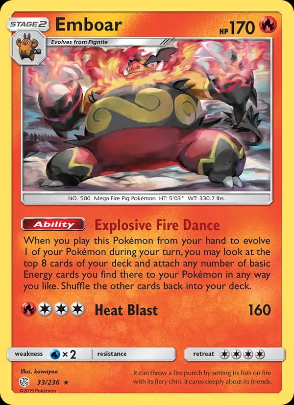 Emboar – Cosmic Eclipse 33
