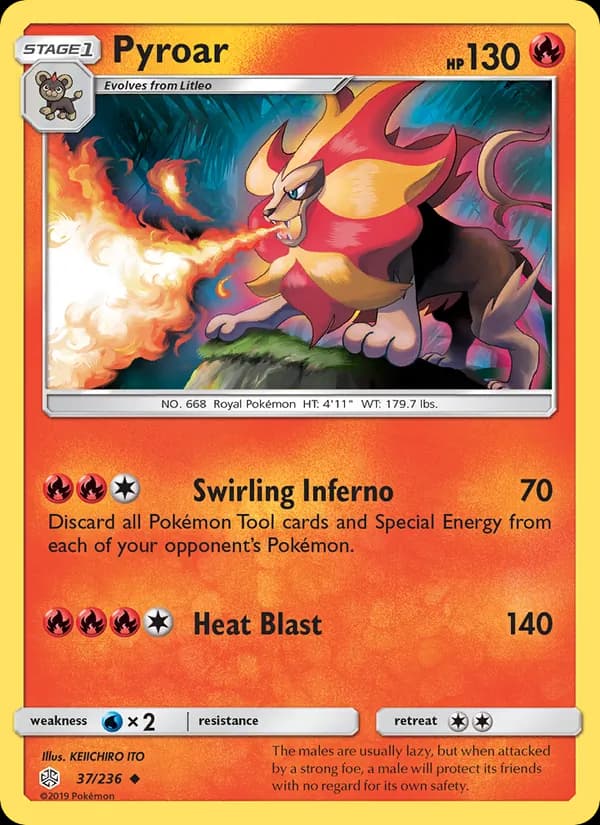 Pyroar – Cosmic Eclipse 37