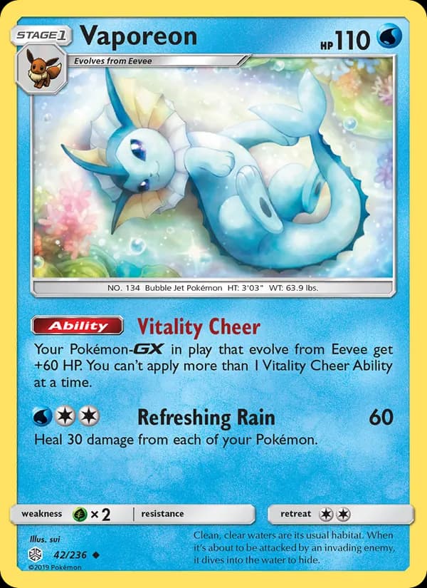 Vaporeon – Cosmic Eclipse 42