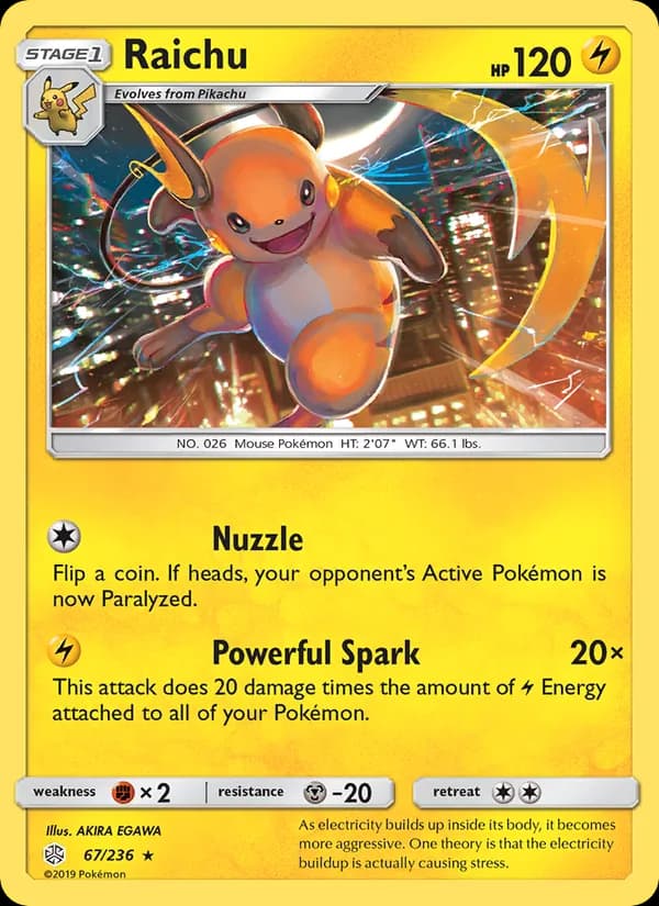 Raichu – Cosmic Eclipse 67