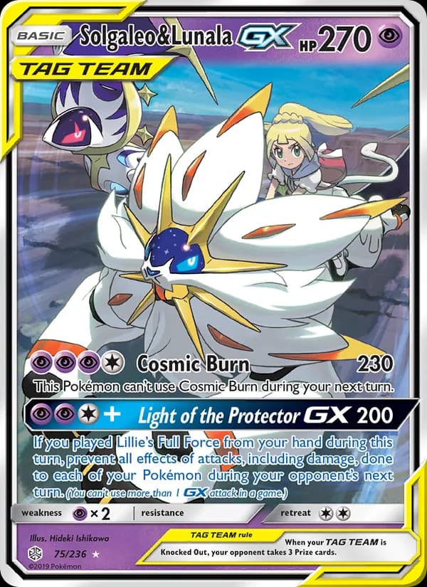 Solgaleo & Lunala GX – Cosmic Eclipse 75