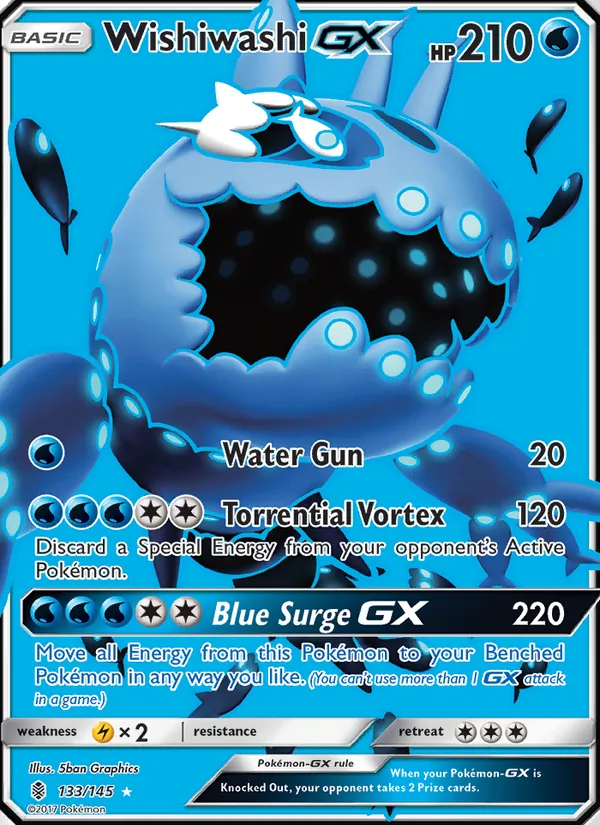 Wishiwashi GX – Guardians Rising 133