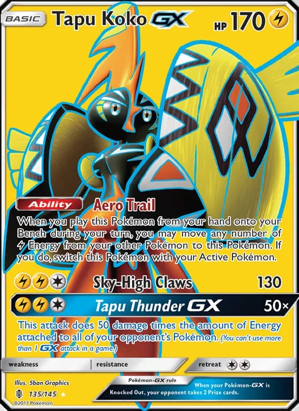 Tapu Koko GX – Guardians Rising 135