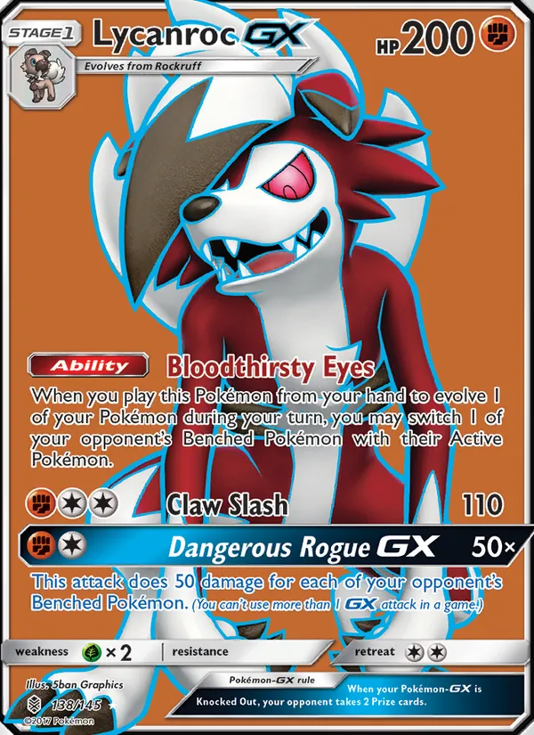 Lycanroc GX – Guardians Rising 138
