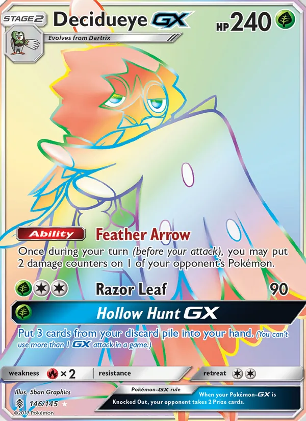 Decidueye GX – Guardians Rising 146
