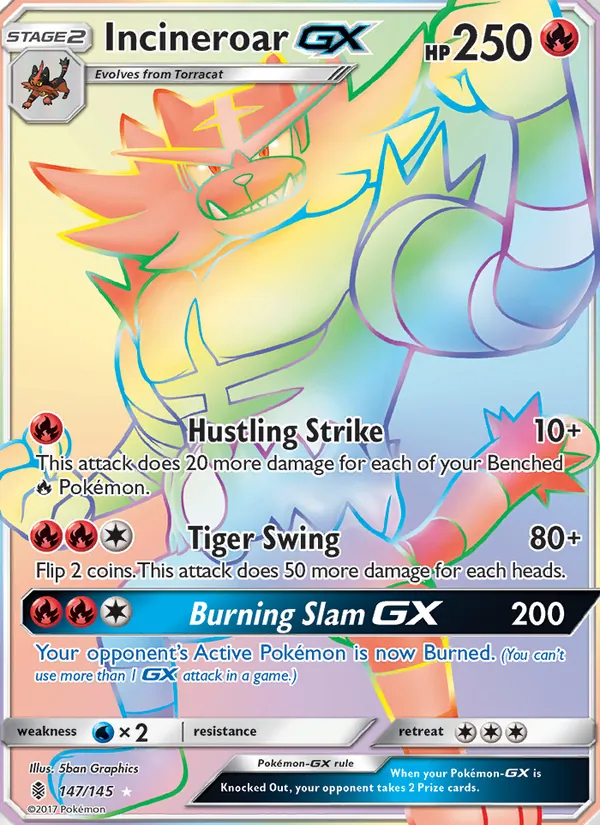 Incineroar GX – Guardians Rising 147
