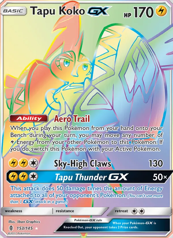 Tapu Koko GX – Guardians Rising 153