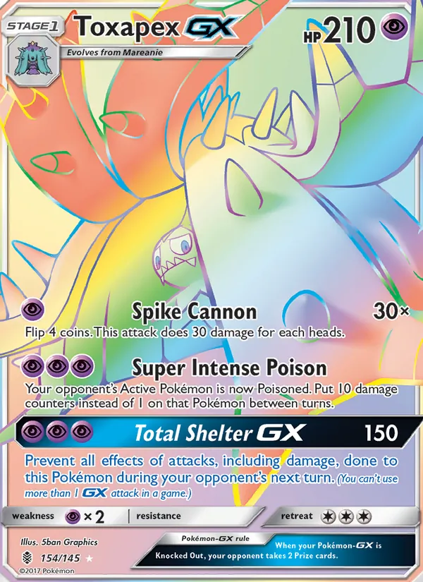 Toxapex GX – Guardians Rising 154