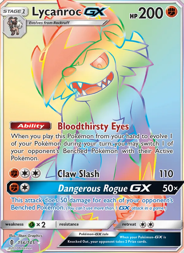 Lycanroc GX – Guardians Rising 156