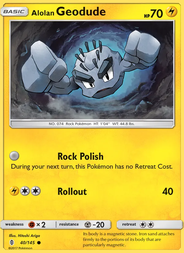 Alolan Geodude – Guardians Rising 40
