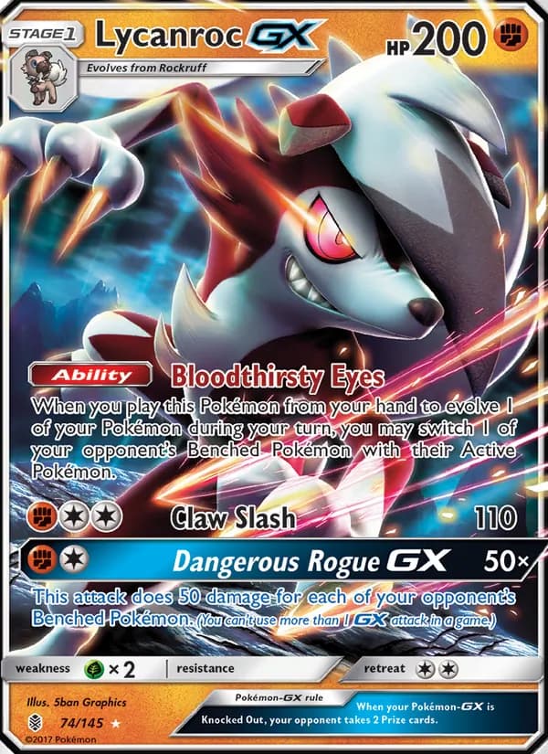 Lycanroc GX – Guardians Rising 74