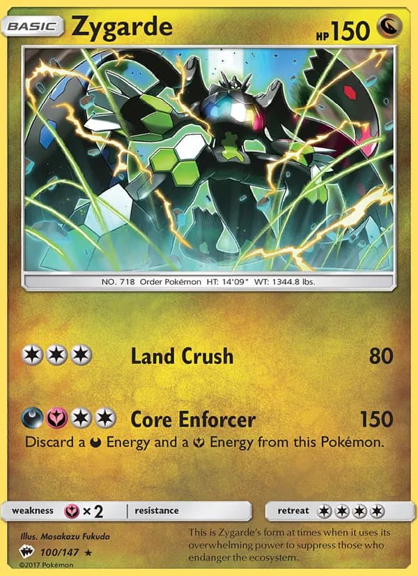 Zygarde – Burning Shadows 100