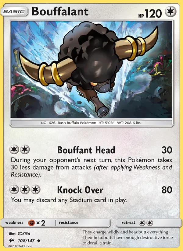 Bouffalant – Burning Shadows 108