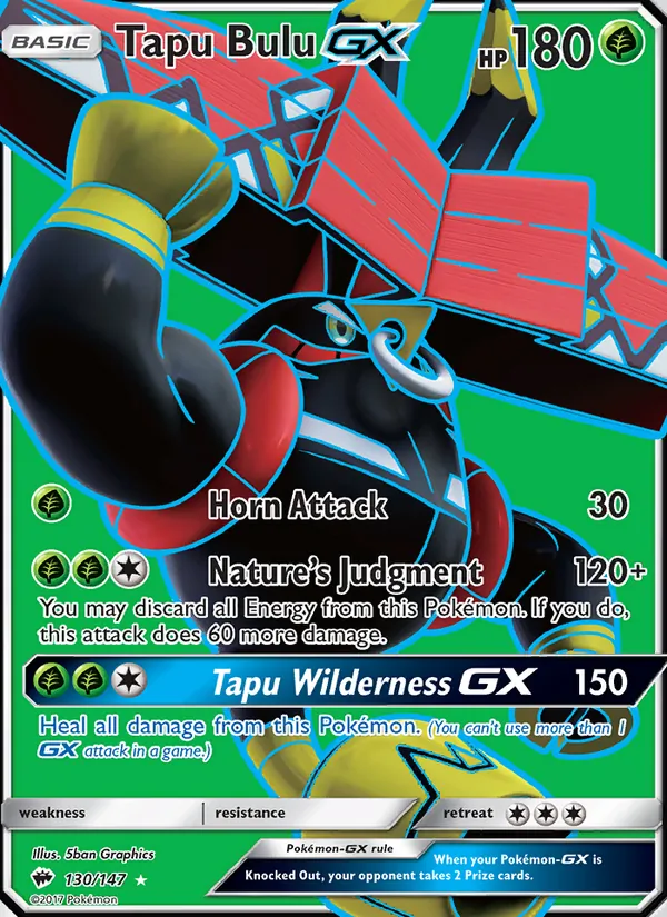 Tapu Bulu GX – Burning Shadows 130