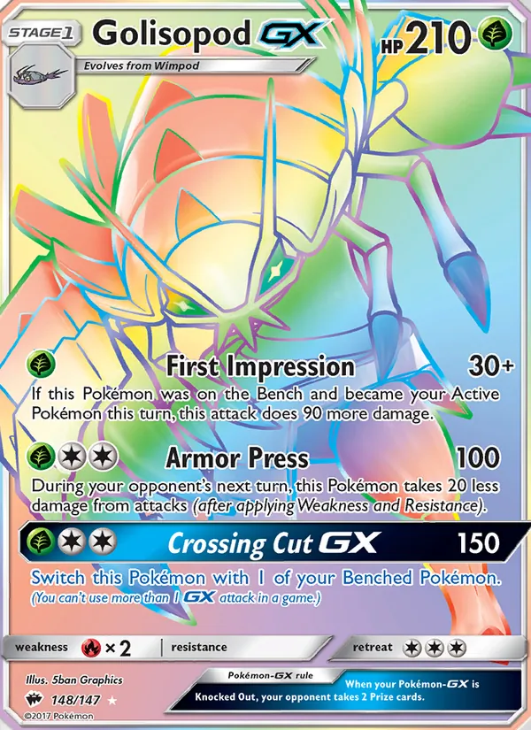 Golisopod GX – Burning Shadows 148