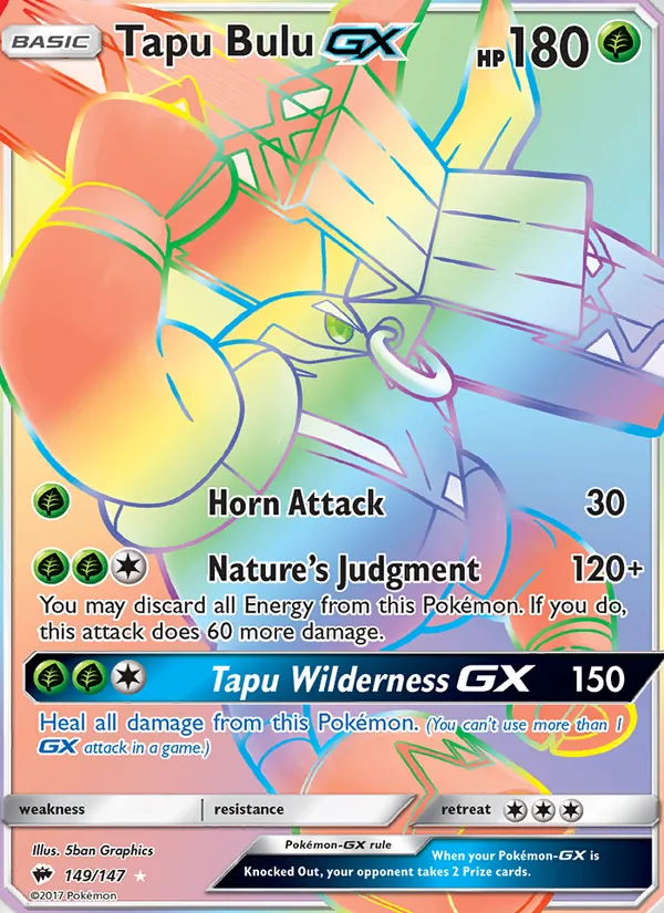 Tapu Bulu GX – Burning Shadows 149