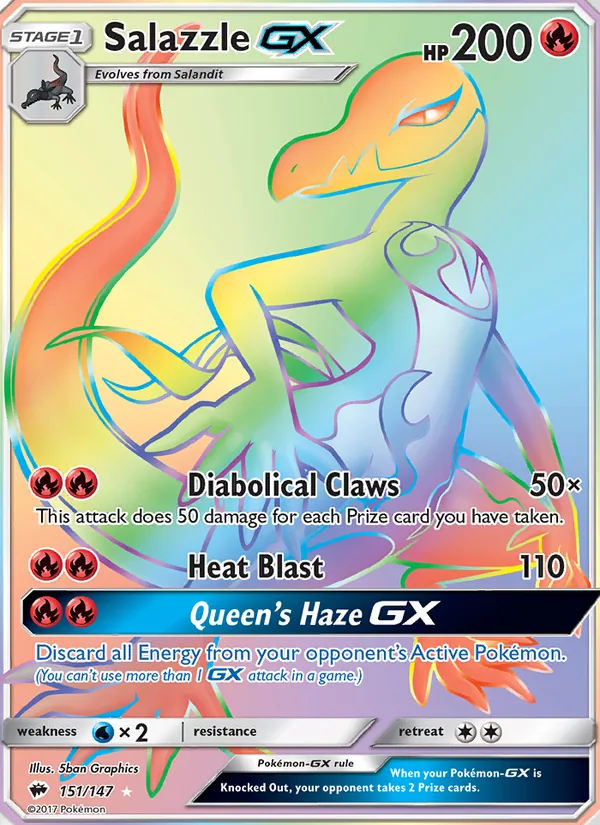 Salazzle GX – Burning Shadows 151