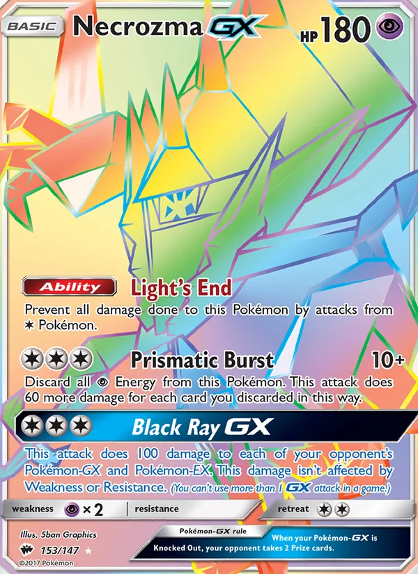 Necrozma GX – Burning Shadows 153
