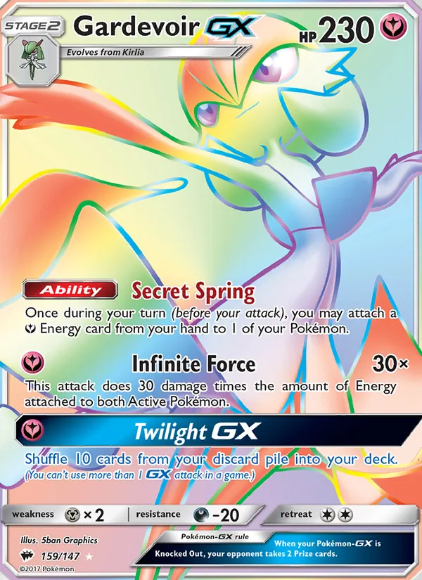 Gardevoir GX – Burning Shadows 159