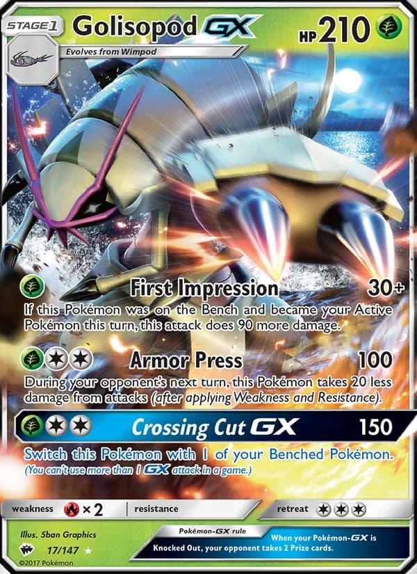 Golisopod GX – Burning Shadows 17