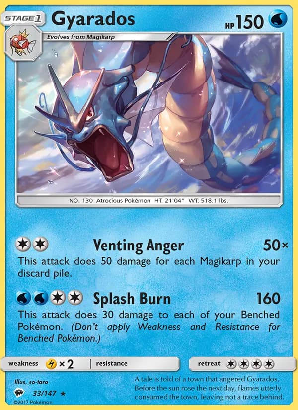Gyarados – Burning Shadows 33