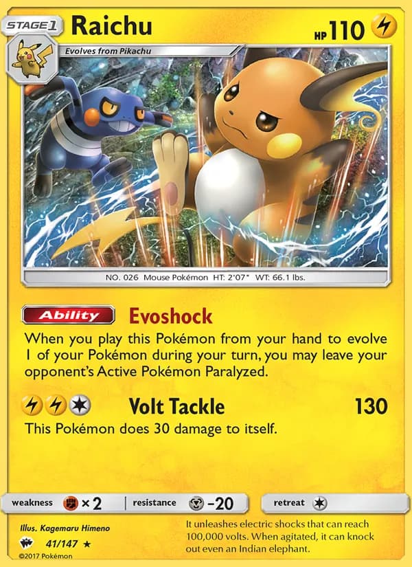 Raichu – Burning Shadows 41