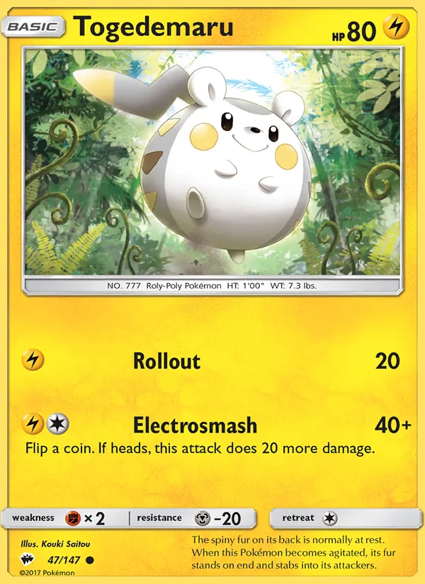 Togedemaru – Burning Shadows 47