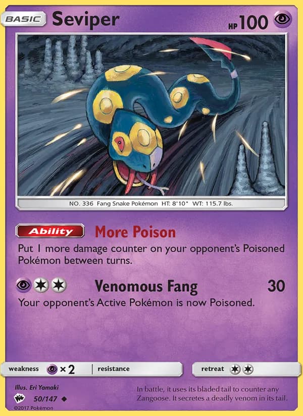 Seviper – Burning Shadows 50