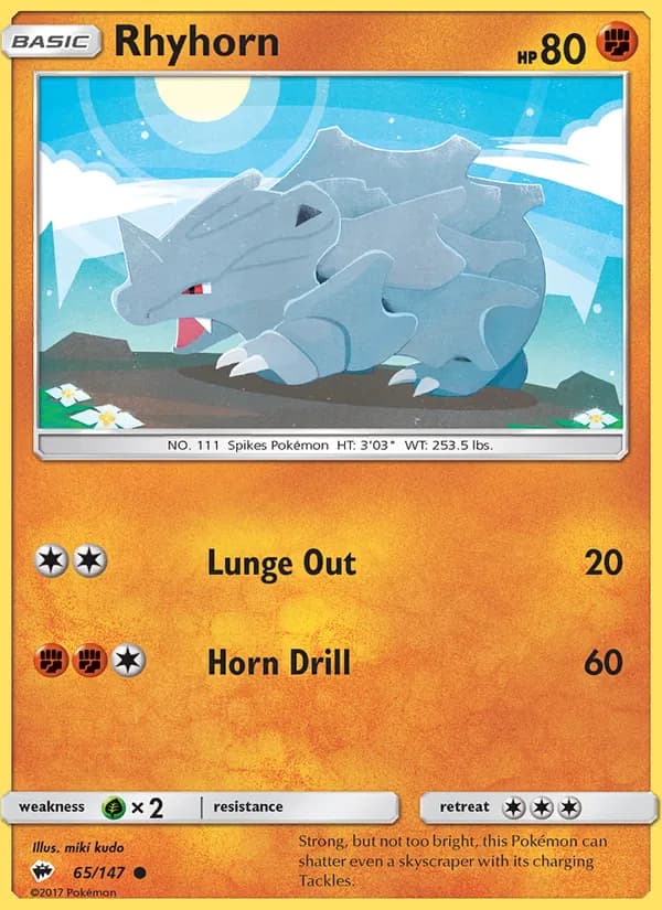 Rhyhorn – Burning Shadows 65