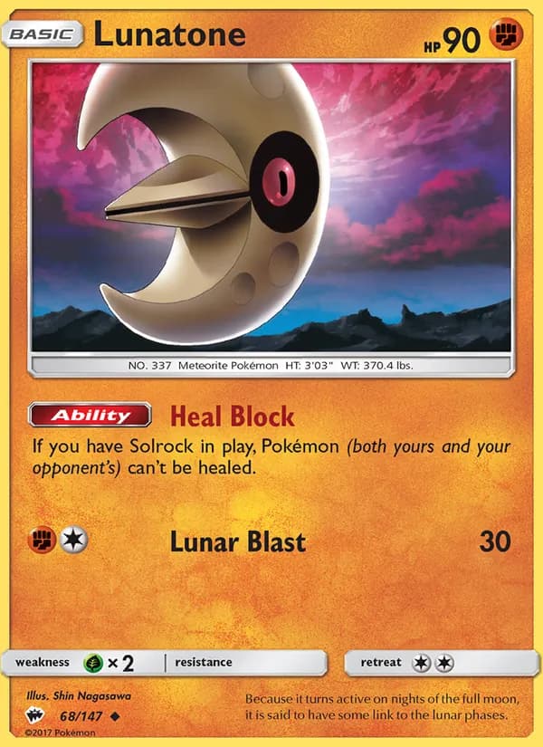 Lunatone – Burning Shadows 68