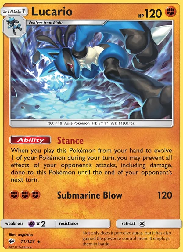 Lucario – Burning Shadows 71