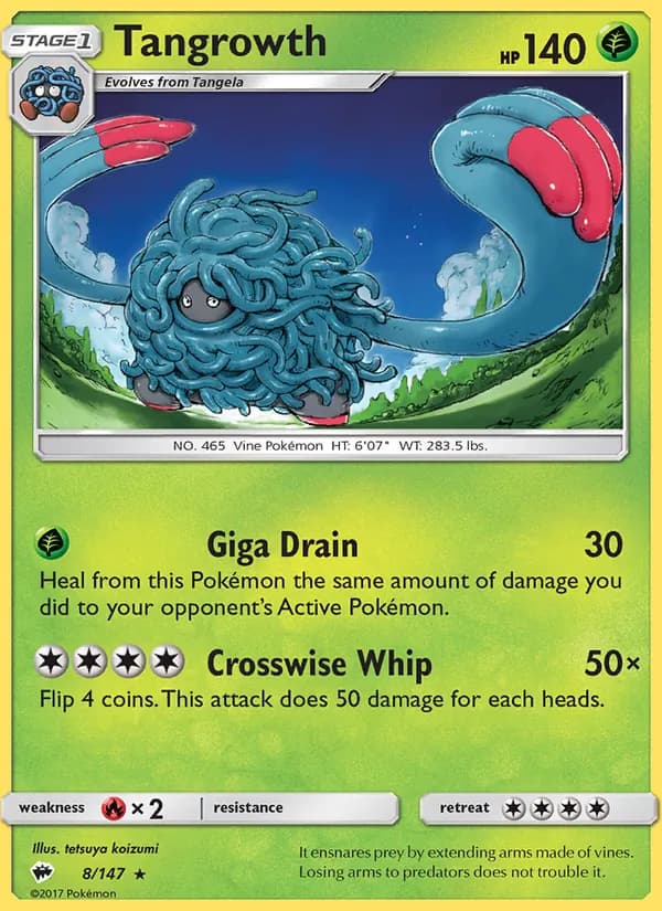 Tangrowth – Burning Shadows 8