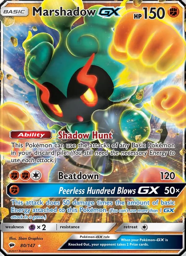 Marshadow GX – Burning Shadows 80