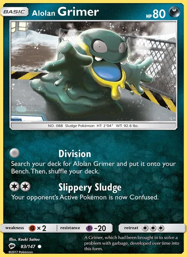 Alolan Grimer – Burning Shadows 83