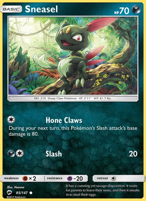 Sneasel – Burning Shadows 85