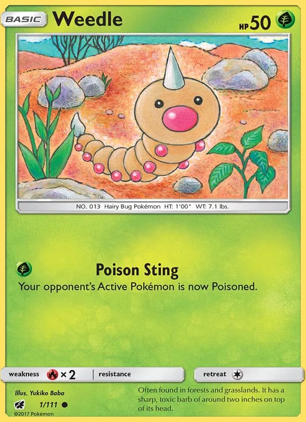Weedle – Crimson Invasion 1