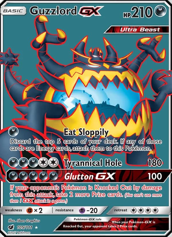 Guzzlord GX – Crimson Invasion 105