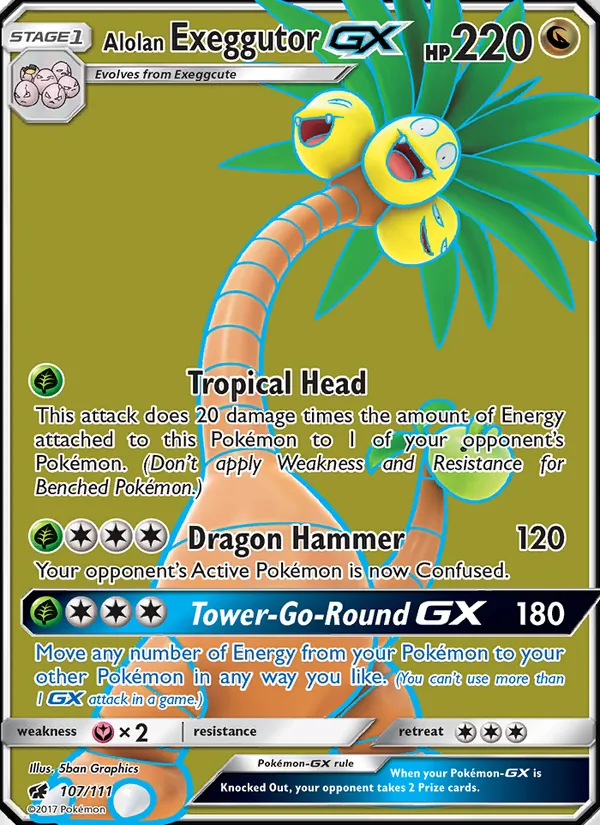 Alolan Exeggutor GX – Crimson Invasion 107