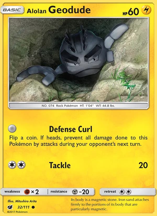 Alolan Geodude – Crimson Invasion 32