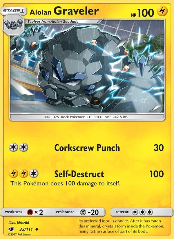 Alolan Graveler – Crimson Invasion 33