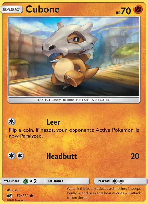 Cubone – Crimson Invasion 52