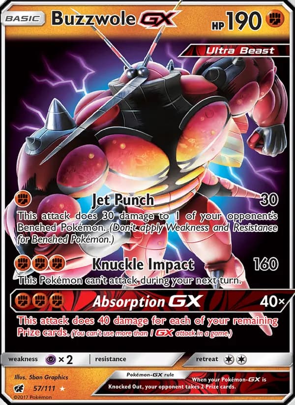 Buzzwole GX – Crimson Invasion 57