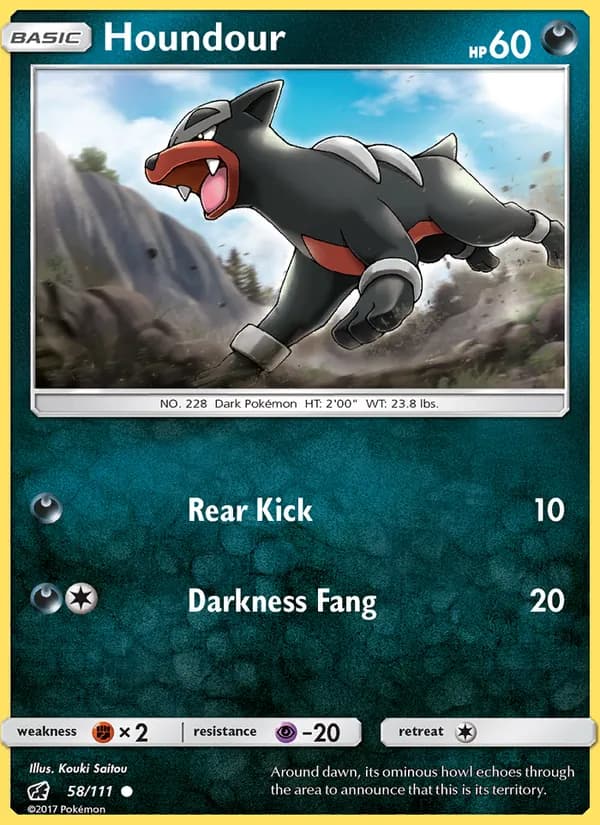 Houndour – Crimson Invasion 58